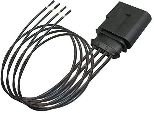 Cable Solution Stecker passt zu VW AUDI 1J0973824 Reparatursatz 4-pol. Stift Kabelsatz 1,00² z.B. Lambdasonde