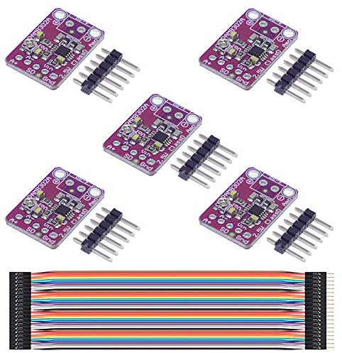 Youmile 5 Stück PAM8302 2.5 W Einkanal Audio Leistungsverstärkermodul der Klasse D Amp Development Board für Heimwerker mit Dupont Kabel