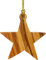 SIKORA BS-OH Baumschmuck Olivenholz Anhänger aus Bethlehem - 28 Modelle wählbar, Olivenholz:No.22 Stern H ca 6cm