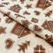 Stoff Meterware Weihnachten Winter Christmas Baumwolle - 1 Meter, Weihnachtsstoff, Weihnachtlich, Schnee, Deko (Weihnachtsbäckerei)