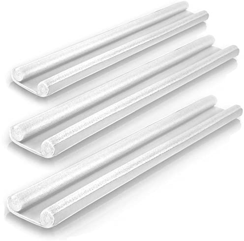 Meisterfaktur Zugluftstopper für Türen - Für alle Türen - Idealer Tür Zugluftstopper für eine effektive Dichtung gegen Zugluft, Lärm & Kälte (3 Stück (weiß))