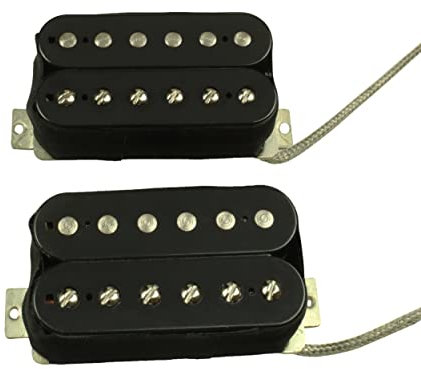 Old Timer '1959 PAF' Humbucker Schwarz offene Spulen Alnico 2 8k