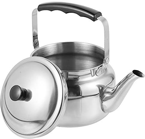DOITOOL 1500ml Stainless Steel Kettle for Gas Hob- Stainless Steel Boiling Stove Top Kettle Tea Kettle Metal Teapot Water Kettle for Home Restaurant