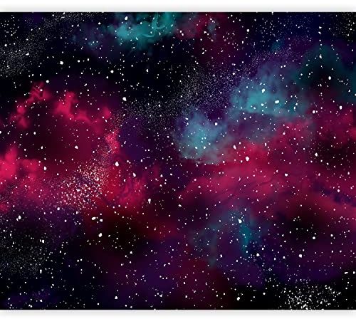 murando - Vlies Fototapete Weltraum 350x256cm - Foto Tapete Schlafzimmer Wohnzimmer Moderne Vliestapete XXL Wandtapete Motivtapeten 3d Effekt Wand Dekoration - Galaxy Universum Kosmos Himmel