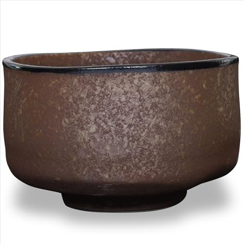 Product of Gifu Japan Japanische Handgefertigte Matcha Tee Schale Gold, Grüner Tee Tasse Zeremonie, Authentische Mino Ware Keramik, Kin Kessho Keramik Chawan