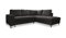 MIUFORM Ecksofa mit Schlaffunktion, Lofty Lilly Wohnlandschaft L-Form, Couch L Form Wohnladschaft mit Schlaffunktion Schlafcouch, Sofa Cord Metallfüße (Grau, Rechts ausgerichtet)
