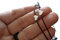◦•●◉ ZARTES HERZ - SCHWARZES PAAR ARMBAND - SET AUS 2 ARMBÄNDERN ◉●•◦ veganes Armband aus Bändern mit Herz in schwarz (Mutter - Sohn/Tochter, Vater - Sohn/Tochter)