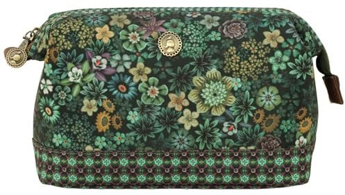 PiP Studio Kosmetikbeutel Cosmetic Bags Tutti i Fiori | Grün - 22,5 x 9,5 x 15