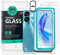 Ibywind Protector de pantalla para Honor 90 Lite 5G(6.7 pulgadas),con 2 piezas de Cristal Templado,1 pieza de protector de lente de cámara,1 pieza de película de fibra de carbono trasera