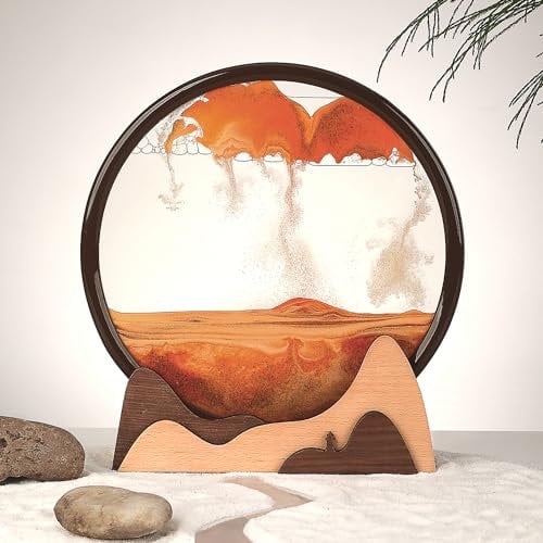 Heimthal Art de sable mobile pour décoration de bureau et décoration de bureau (30,5 cm)