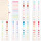 465 Paare Haftnotizen Klebezettel, Haftmarker, Stabile Index Tabs Selbstklebend, Haftnotizen Tabs Pastell, Page Marker, Book Tabs, Annotating Supplies für Notizbücher Kalender Planer Bibelregister
