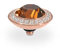 Qudo Ring Aufsatz TONDO deluxe 13mm gold für Basis Ring N (topaz)