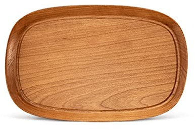 Bandejas Decorativas Bandeja de Servir y Plato, Bandeja de Bocadillo pequeño de Madera Rectangular, Bandeja de Desayuno, decoración de Granja con Estilo. Bandeja para Mesa De Centro