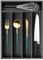 Ayiaren Cutlery Tray Narrow Wooden Silverware Organizer - Bamboo Drawer Insert - Black Wood Silverware Tray (12.7 x 9)