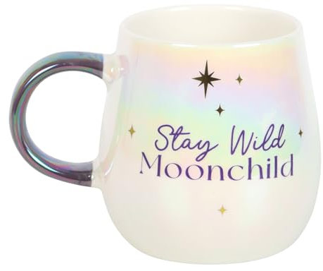 Something Different Wholesale Stay Wild Moon - Taza redondeada para niños, brillo opalescente, regalo de viajero de espíritu libre
