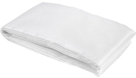QUARKZMAN Glasfasergewebe 3 OZ/80g 300cm(3,27 Yards) x1m x 0,1mm E-Glas Köperbindung Glasfaser 32,29 Quadratfuß, Gewebestoff für Boot RC Flugzeug Auto Surfboard Wanne Pool Reparatur