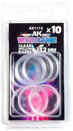 AK Interactive Wargame Hohlboden, transparent, 32 mm (10 Einheiten)
