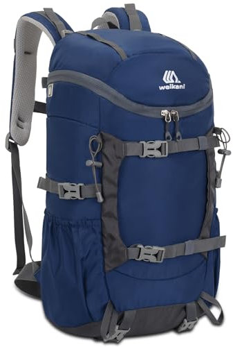 jianyana Wanderrucksack 30L Trekkingrucksack Reiserucksack Wasserdichter Campingrucksack für Wandern Camping Bergsteigen Reisen Sport Herren Damen