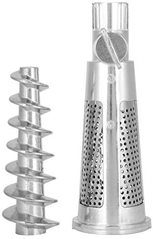 Fleischwolf Aufsatz Schraube Welle aus Aluminiumlegierung mit ABS Filter für 5# Tomatenpresse, Mixer Zubehör für gesunde Smoothies, frische Säfte, vielseitige Küche