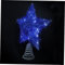 Zerodeko Puntale per Albero di Natale Luminoso Materiale in Ferro Battuto Stella per Albero di Natale Illuminazione per La Cima Dell'albero Batteria Decorazioni per Atmosfera Festosa