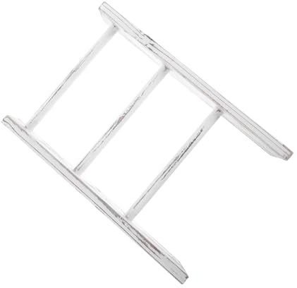 SHOWERORO Mini Toallero De Escalera Rústico para Baño Decorativo para Mostrador Toallero De Estilo Rústico Estante De Escalera para Baño Adecuado para Decoración Campestre