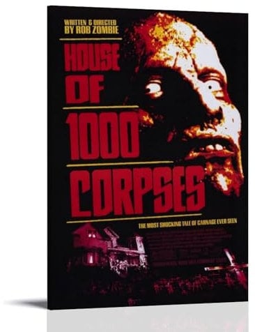 ZBSXLBNG House of 1000 Corpses Poster Dekorative Malerei Leinwand Wandkunst Wohnzimmer Poster Schlafzimmer Malerei 08x12inch(20x30cm)