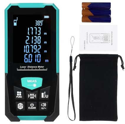 Weytoll Profesional Laser Distance Meter 70m/229ft Laser Tape Measure Rangefinder with Single Continuous Volumes Area Pythagoras Measurement Modes Digital Range Finder USB Charging3