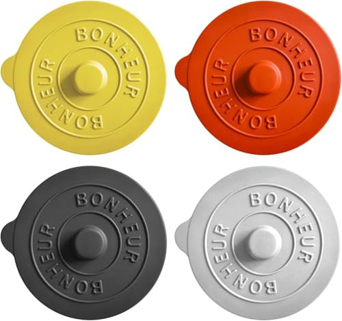 4PCS Silicone Cup Lids Food Covers Cup Lids Anti Dust Mug Covers Reusable Drink Glass Cup Covers for Home Outdoors Mug Coffee Wine Glass Tea Cup