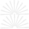UPKOCH Craft Spatula Set 50pcs Small Glue Spreaders Handmade Flexible Adhesive Applicator for Woodworking DIY Projects