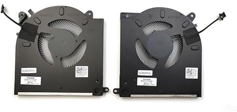 ZHANGXTT Pièces d'ordinateur Portable Nouveau for Dell M15 R3 R4 RTX 2070 3070 Ordinateur Portable CPU + Ventilateur de Refroidissement GPU 12V 0TG9V0 0D1X38