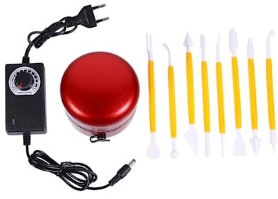 Housoutil Töpferscheibe Drehteller Mini-töpferei Mit Tonwerkzeug Für Heimgebrauch Und Keramikunterricht Töpfermaschine Tonherstellung