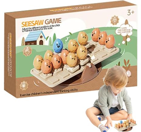 Hozaenwa Kinder Balance Spielzeug | Wippe Gleichgewichtsspielzeug,Aktivitätsspiel Lernfördernd Sensorisch Mit Hühner-Design Für Kleinkinder Kindergarten Spielplatz