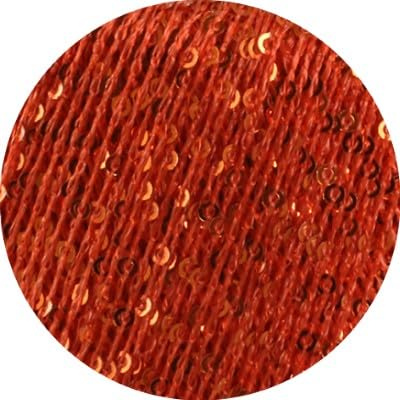 LANA GROSSA Glamour | Beilaufgarn mit Pailletten | Handstrickgarn aus 55% Polyamid und 45% Polyester | 25g Wolle zum Stricken & Häkeln | 115m GarnFB 7