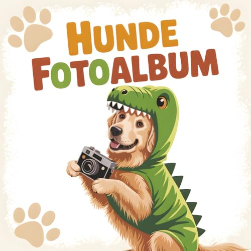 Hunde Fotoalbum: Foto- & Erinnerungsbuch zum Selbsgestalten - Als Andenken und Geschenk