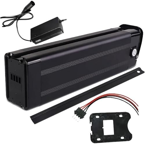 36V 8Ah/10Ah/13Ah/15Ah/18Ah Fahrrad-Li-Ion-Akkupack, Wiederaufladbarer Akku, Wasserdichter PVC-Akku, Für 200W 350W 500W 750W 800W Motoren 36V 8Ah,4-pin