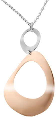 Orphelia Damen-Kette mit Anhänger Fantasie 925 Silber teilvergoldet 45 cm - ZK-7192