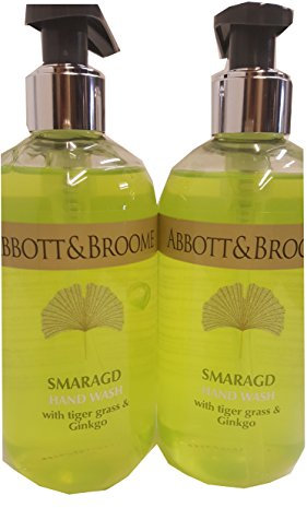 Abbott&Broome Smaragd Set 2 x 300 ml Handwash Seife im Spender
