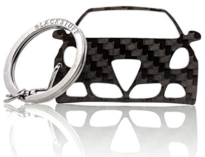 BlackStuff Carbon Schwarz Karbonfaser Schlüsselanhänger Kompatibel mit Giulietta BS-130
