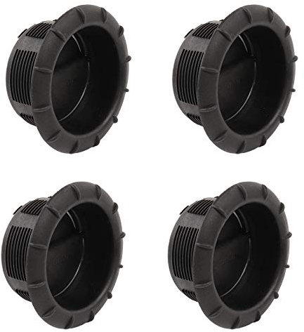 Truma Endstück Warmluftaustritt 65mm Warmluftrohre verschließbar (4X Schwarz)
