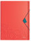 Leitz Urban Chic Projektmappe in A4 Format, 5 Fächer, Gummibandverschluss, Kapazität für 250 Blatt, Rot, 39970020