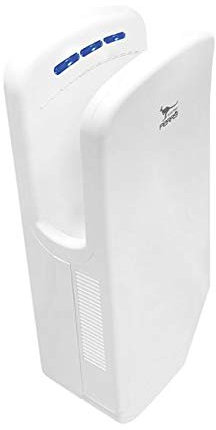 Perry 1DCAMF08 Asciugamano Elettrico con fotocellula Modello Duo Doppia Lampada UV, Bianco