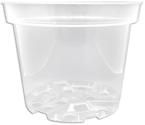 Wohnkult Orchideentopf transparent Ø19 x 15 cm - Kunststoff (3)