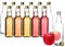 BigDean 12x Glasflaschen 500ml mit Schraubverschluss in Gold - Flasche zum Befüllen von Saft, Likör, Milch &Öl - Milchflasche Saftflasche Ölflasche Schraubflasche