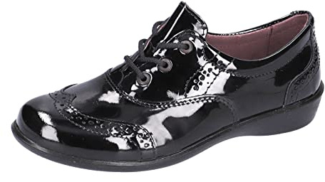 RICOSTA Mädchen Stiefel Kate, Kinder Halbschuhe, Weite: Mittel, lose Einlage, Business, Freizeit, straßenschuhe, Strassenschuhe, schwarz (093), 37 EU