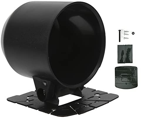 Aramox Turbolader-Messständer, Turbocharger Gauge Stand, Schwarz Tachohalterung Heavy Duty Single Gauge Holder Universal für 52mm PKW LKW Motorrad