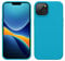 kwmobile Handyhülle für iPhone 14 Hülle, für iPhone 14 Case - Hülle Silikon - kabelloses Laden - Cool Glacier