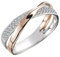 PAIHUIART Ring Ringe Damen Bijouterie Frauen Schmuck Alloy Shiny Rings Wedding Trendy Jewelry for Women 10 Rose