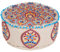 MARRAKESCH Pouf Hocker aus Baumwolle Hafsa Inklusive Füllung ø 50cm Rund Bodenkissen als Orientalische Dekoration