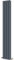 Radbliss Oval Column Vertical Radiator 1800x236mm Anthracite Double Central Heating Upright Tall Designer RAD
