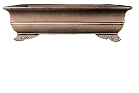 HASMI Blumentöpfe Lila Sand Bonsai Blumentopf, handgefertigt, antiker, rechteckiger, extra großer Blumentopf, einfacher Übertopf, geeignet for Kiefern, Zypressen, Orchideen Pflanzkübel